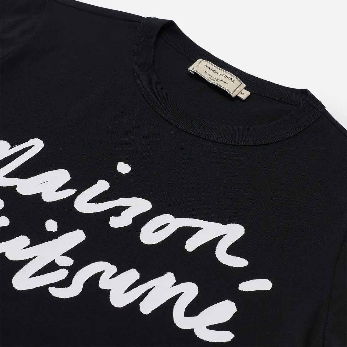 Maison Kitsune Женская футболка Handwriting