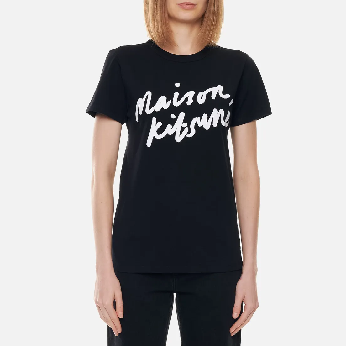Maison Kitsune Женская футболка Handwriting