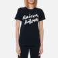 Женская футболка Maison Kitsune Handwriting Black фото - 2