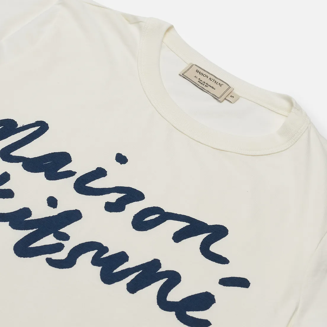 Maison Kitsune Женская футболка Handwriting