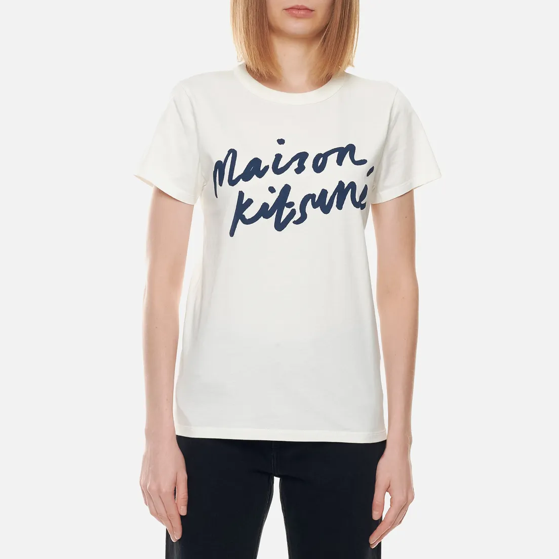 Maison Kitsune Женская футболка Handwriting