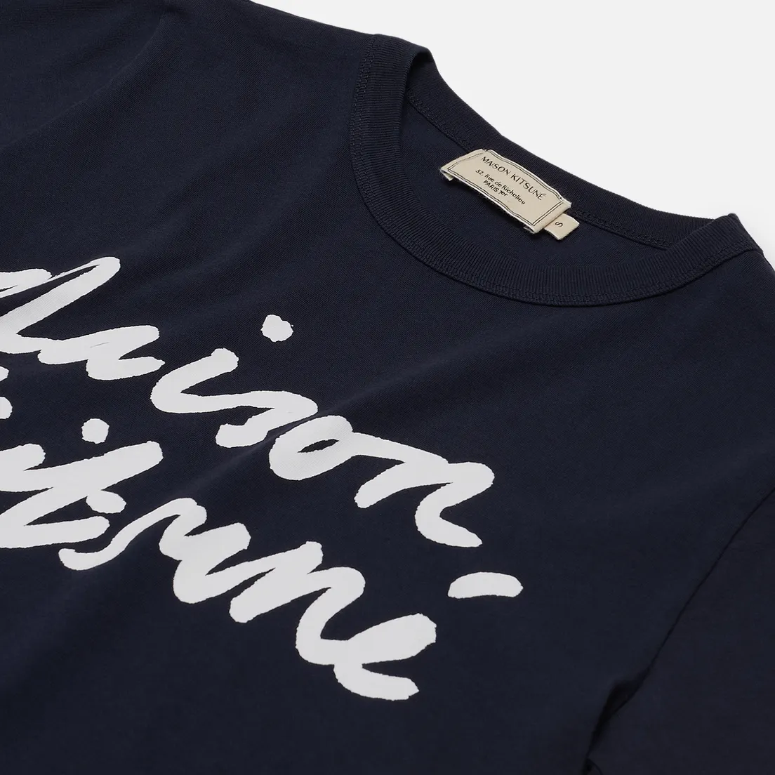 Maison Kitsune Женская футболка Handwriting