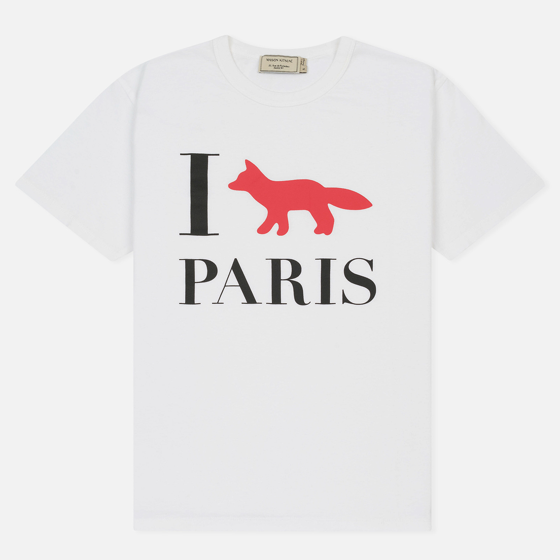 Maison Kitsune Женская футболка I Fox Paris