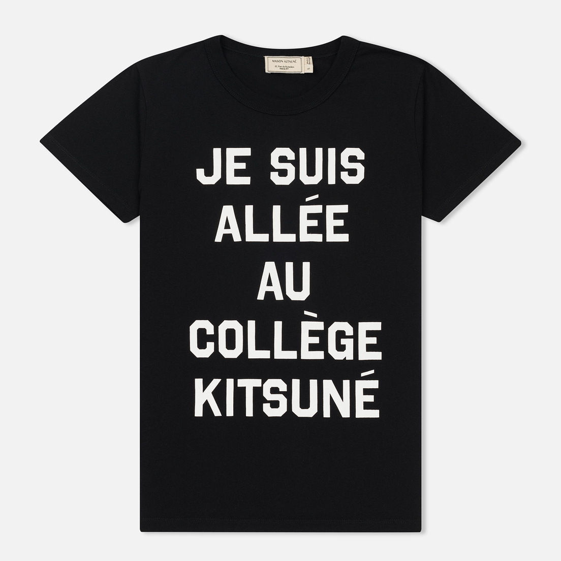 Maison Kitsune Женская футболка Je Suis Allee