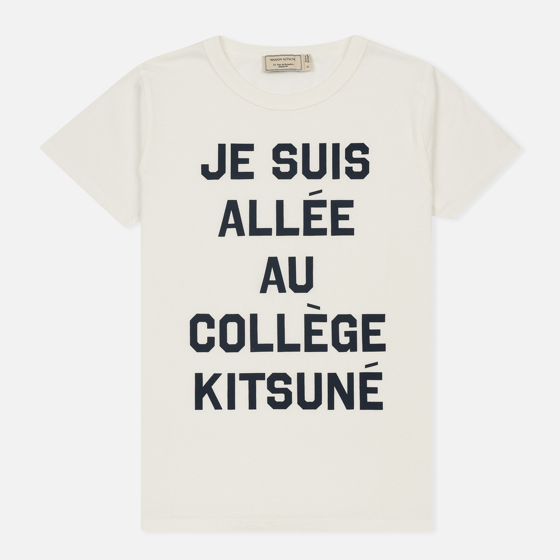 Maison Kitsune Женская футболка Je Suis Allee