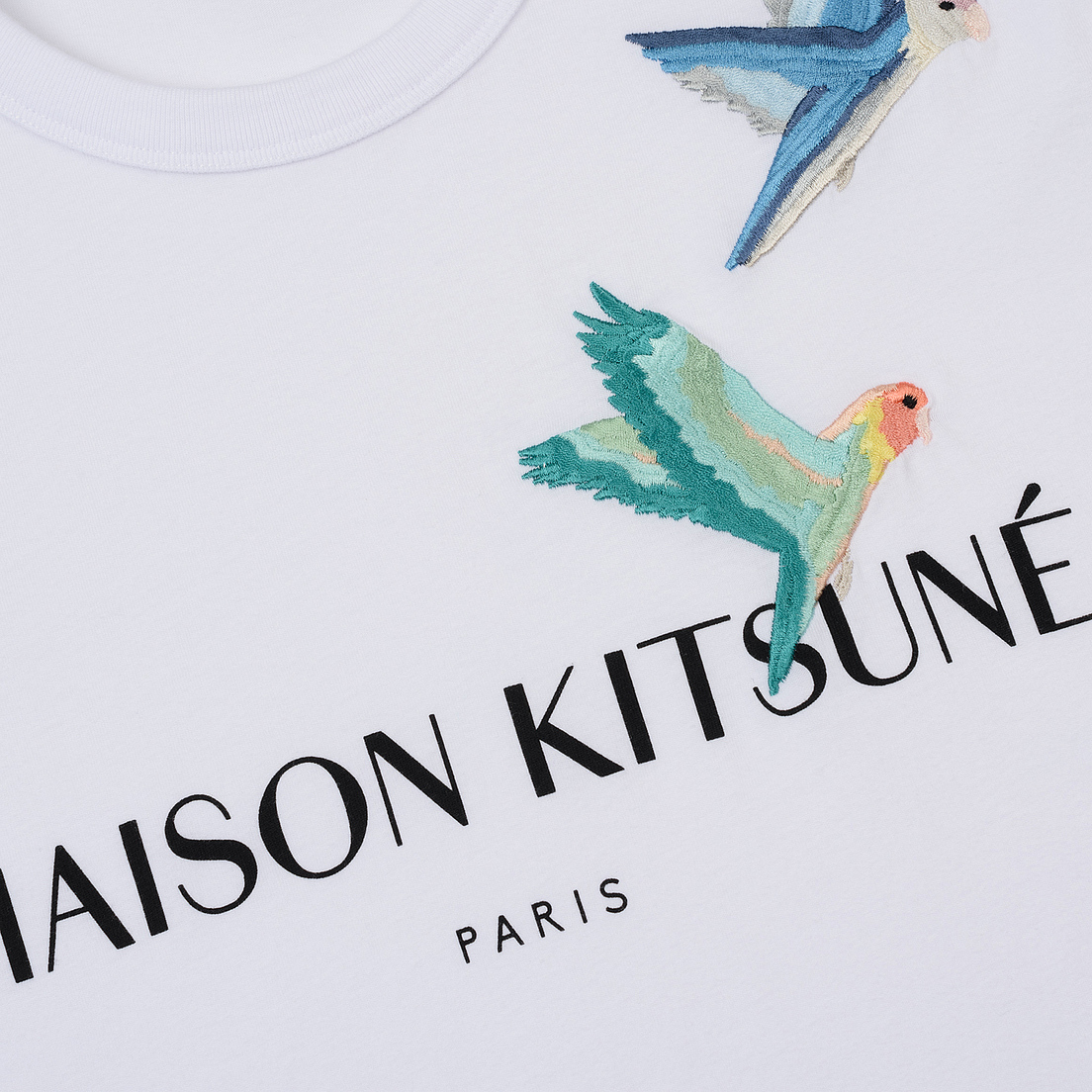 Maison Kitsune Женская футболка Love Birds