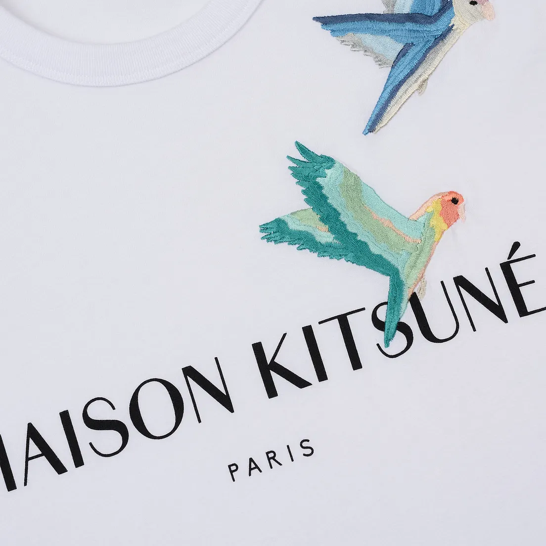 Maison Kitsune Женская футболка Love Birds