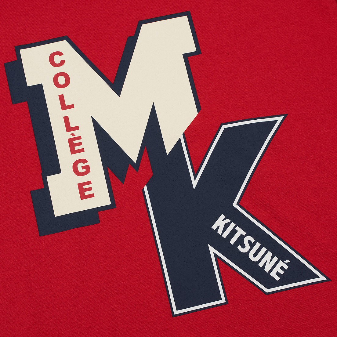 Maison Kitsune Женская футболка MK College