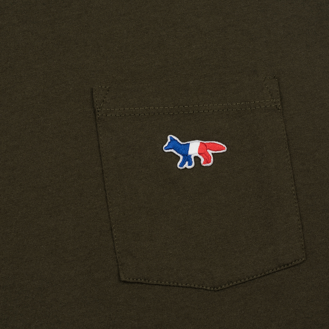 Maison Kitsune Женская футболка Tricolor Fox Patch