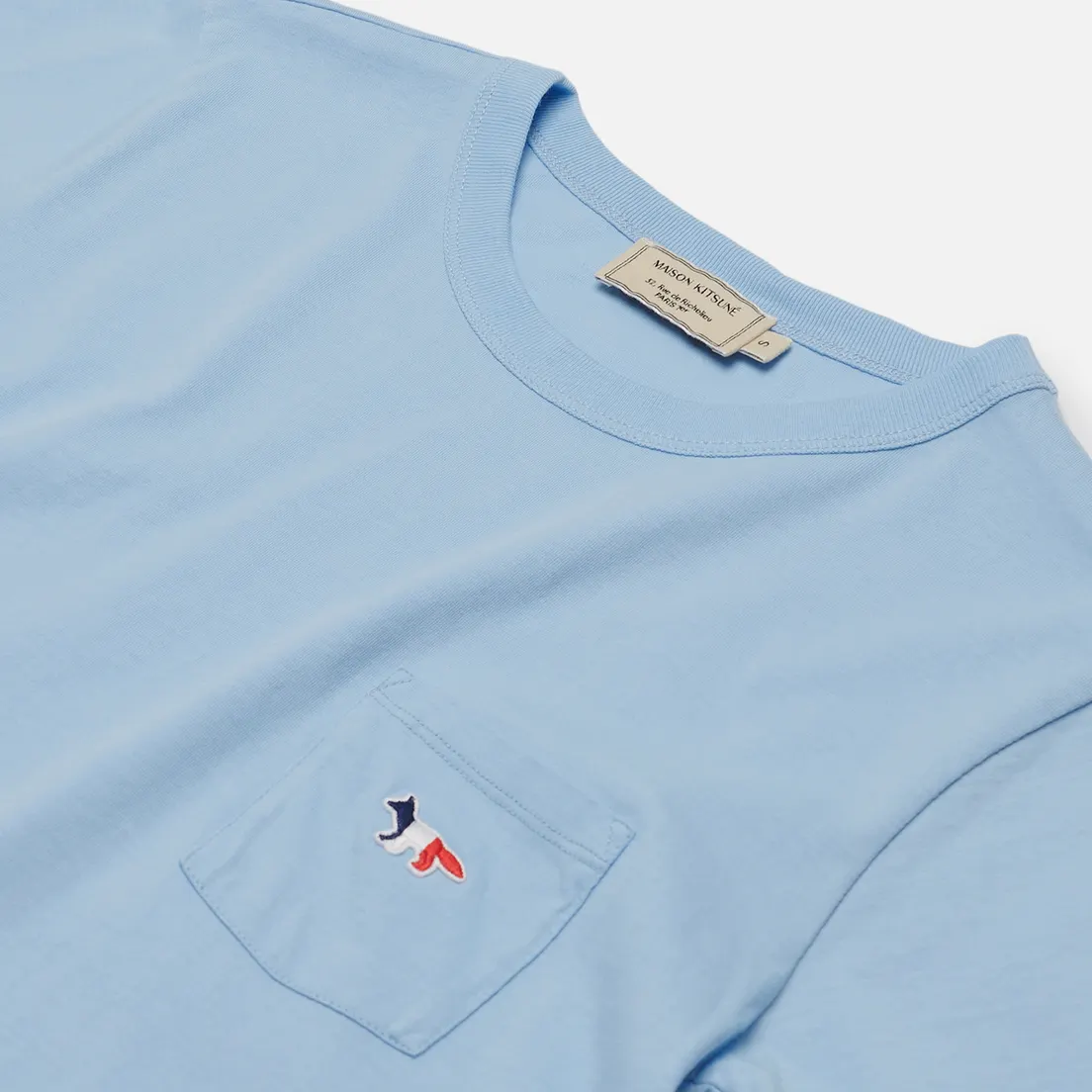Maison Kitsune Женская футболка Tricolor Fox Patch