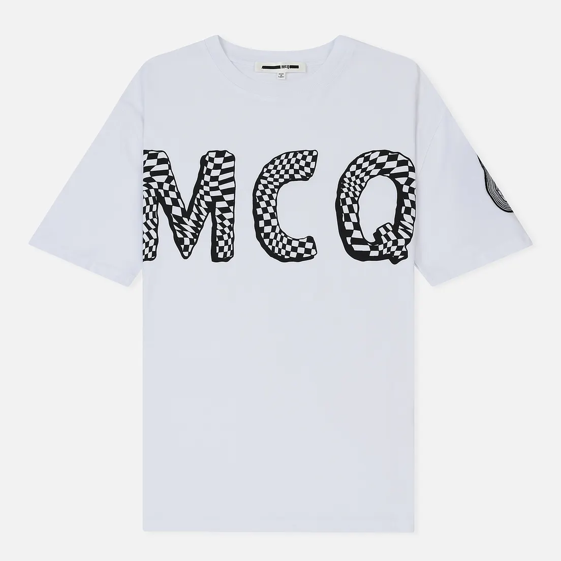 McQ Alexander McQueen Женская футболка Boyfriend MCQ Font