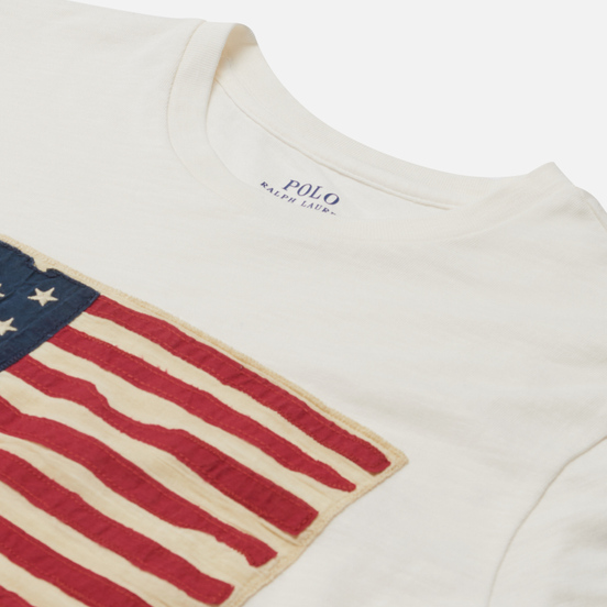 Женская футболка Polo Ralph Lauren American Flag Print Nevis