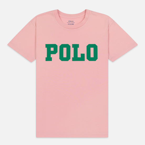 Женская футболка Polo Ralph Lauren Big Polo Print Pink Sand