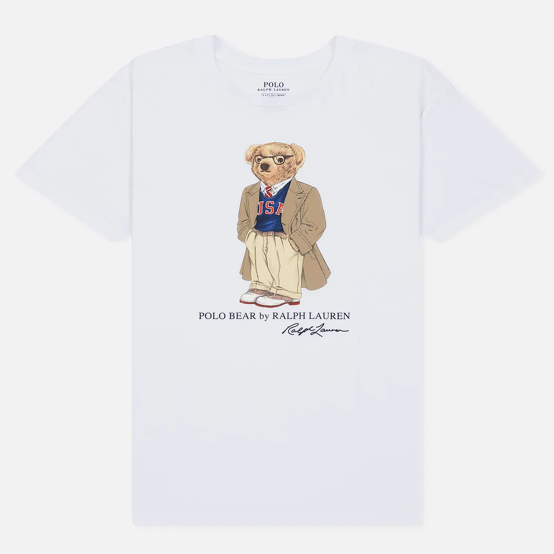 Polo Ralph Lauren Женская футболка Big Teddy Bear In Coat