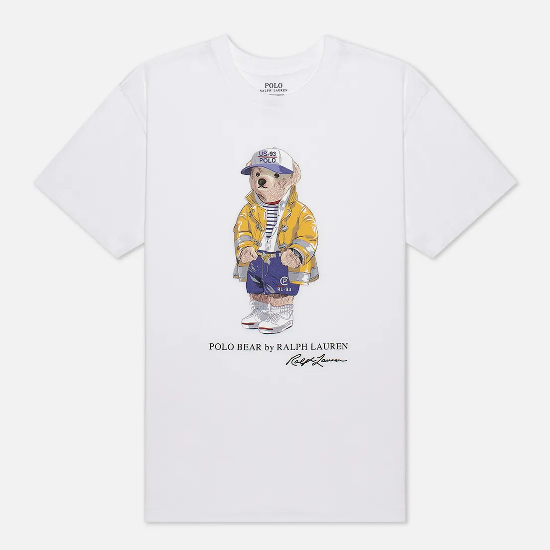 Polo Ralph Lauren Женская футболка Coat Bear 40/1 Cotton Jersey