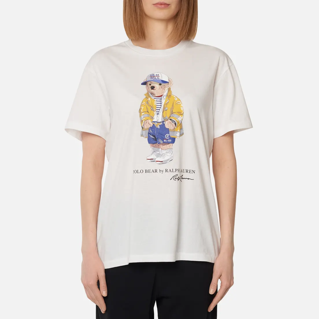 Polo Ralph Lauren Женская футболка Coat Bear 40/1 Cotton Jersey