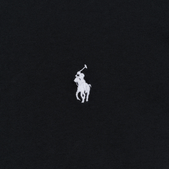 Женская футболка Polo Ralph Lauren Embroidered Logo 30/1 Cotton Jersey Black