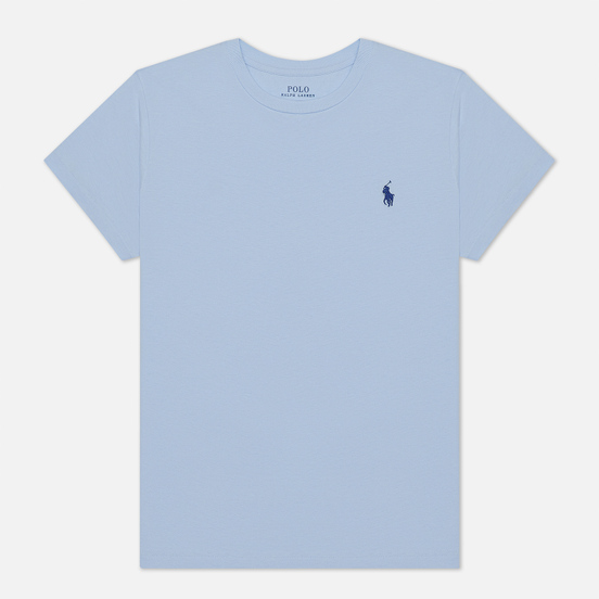 Женская футболка Polo Ralph Lauren Embroidered Logo 30/1 Cotton Jersey Elite Blue