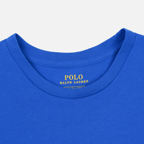 Женская футболка Polo Ralph Lauren Embroidered Logo 30/1 Cotton Jersey Spa Royal