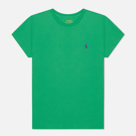 Женская футболка Polo Ralph Lauren Embroidered Logo 30/1 Cotton Jersey Tiller Green