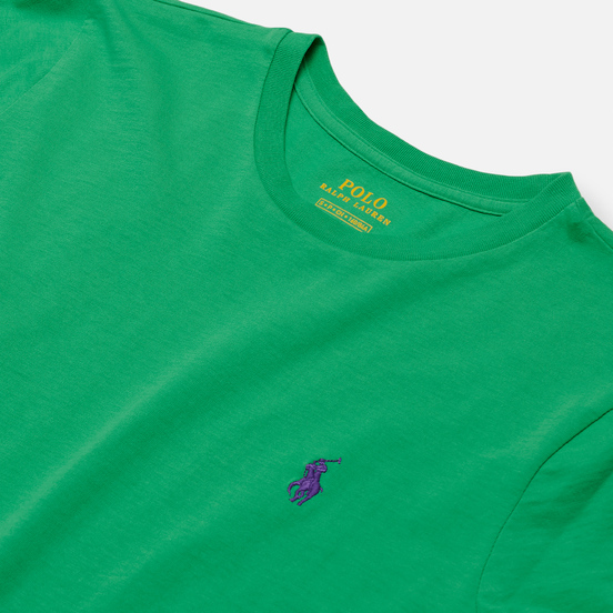 Женская футболка Polo Ralph Lauren Embroidered Logo 30/1 Cotton Jersey Tiller Green