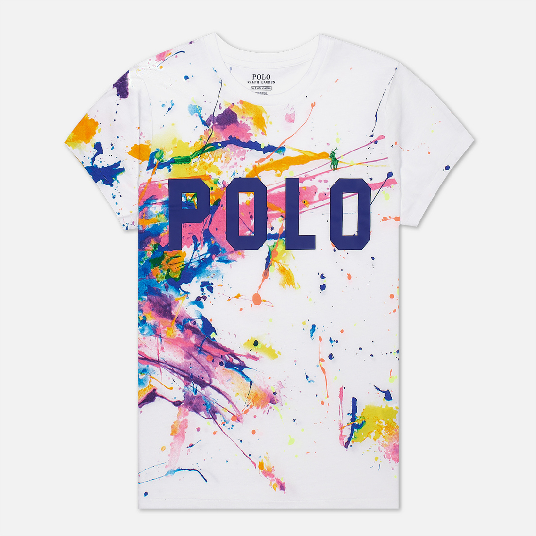 Polo Ralph Lauren Женская футболка Paint Slpatter Polo 30/1 Cotton Jersey
