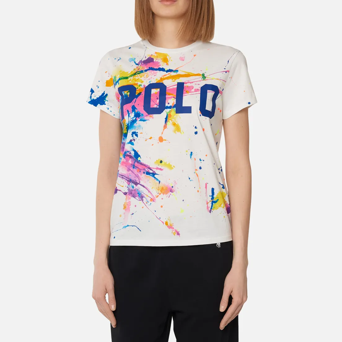 Polo Ralph Lauren Женская футболка Paint Slpatter Polo 30/1 Cotton Jersey