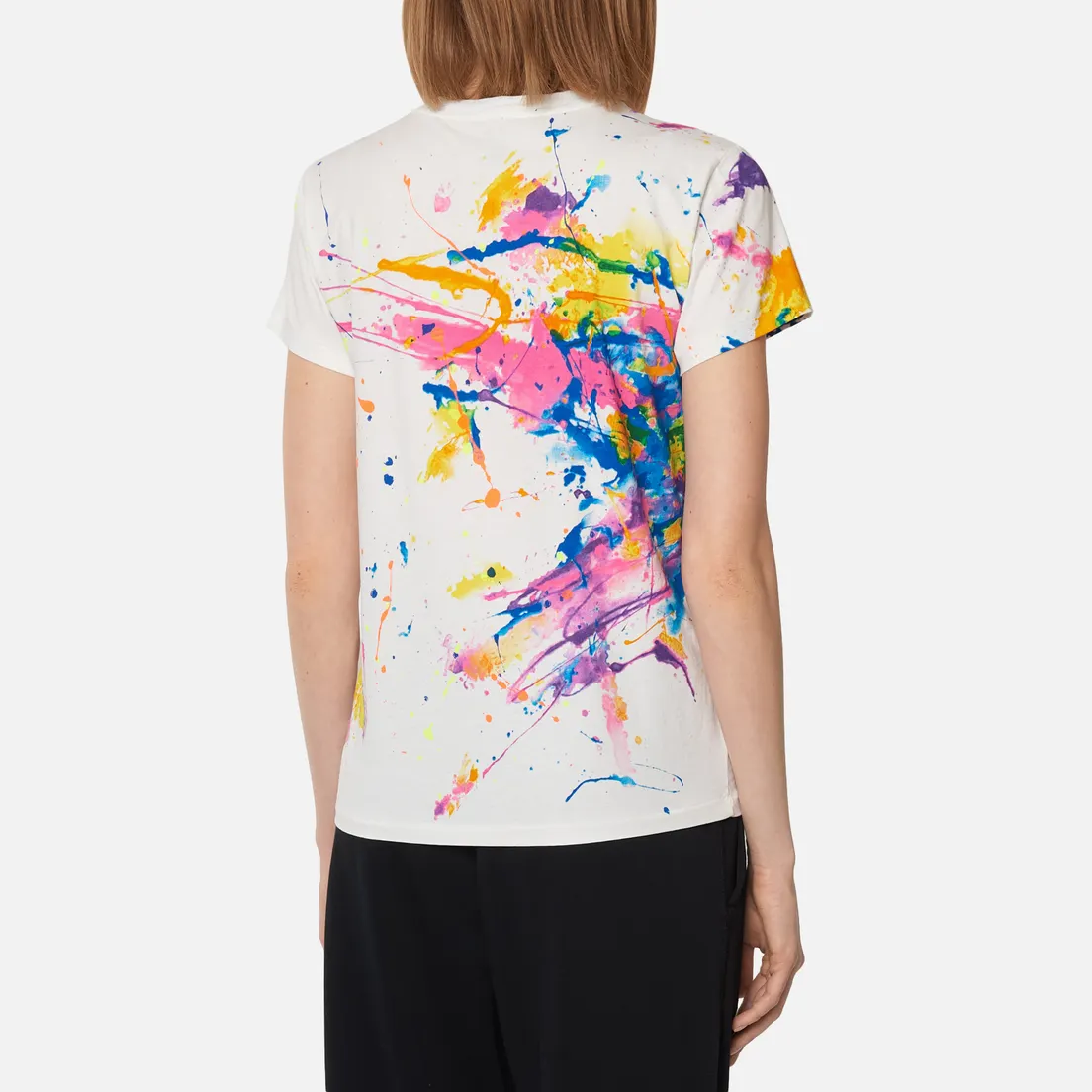 Polo Ralph Lauren Женская футболка Paint Slpatter Polo 30/1 Cotton Jersey