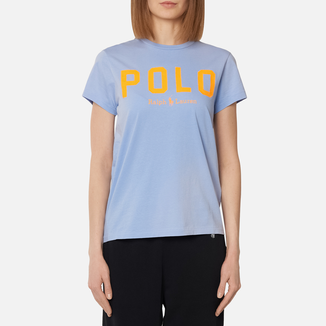 Polo Ralph Lauren Женская футболка Polo Printed 30/1 Cotton Jersey Dress Shirt