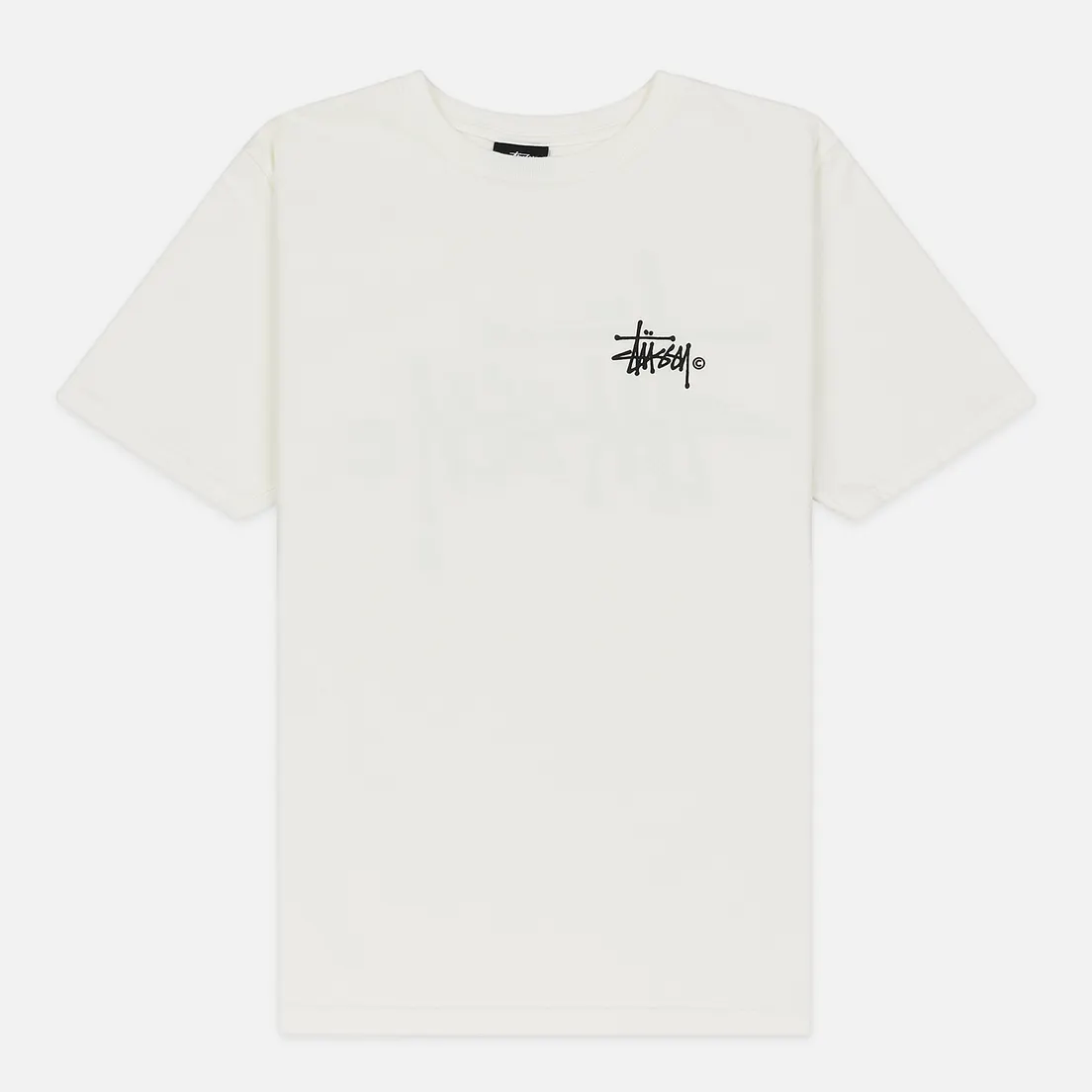 Stussy Женская футболка Basic Logo Pigment Dyed
