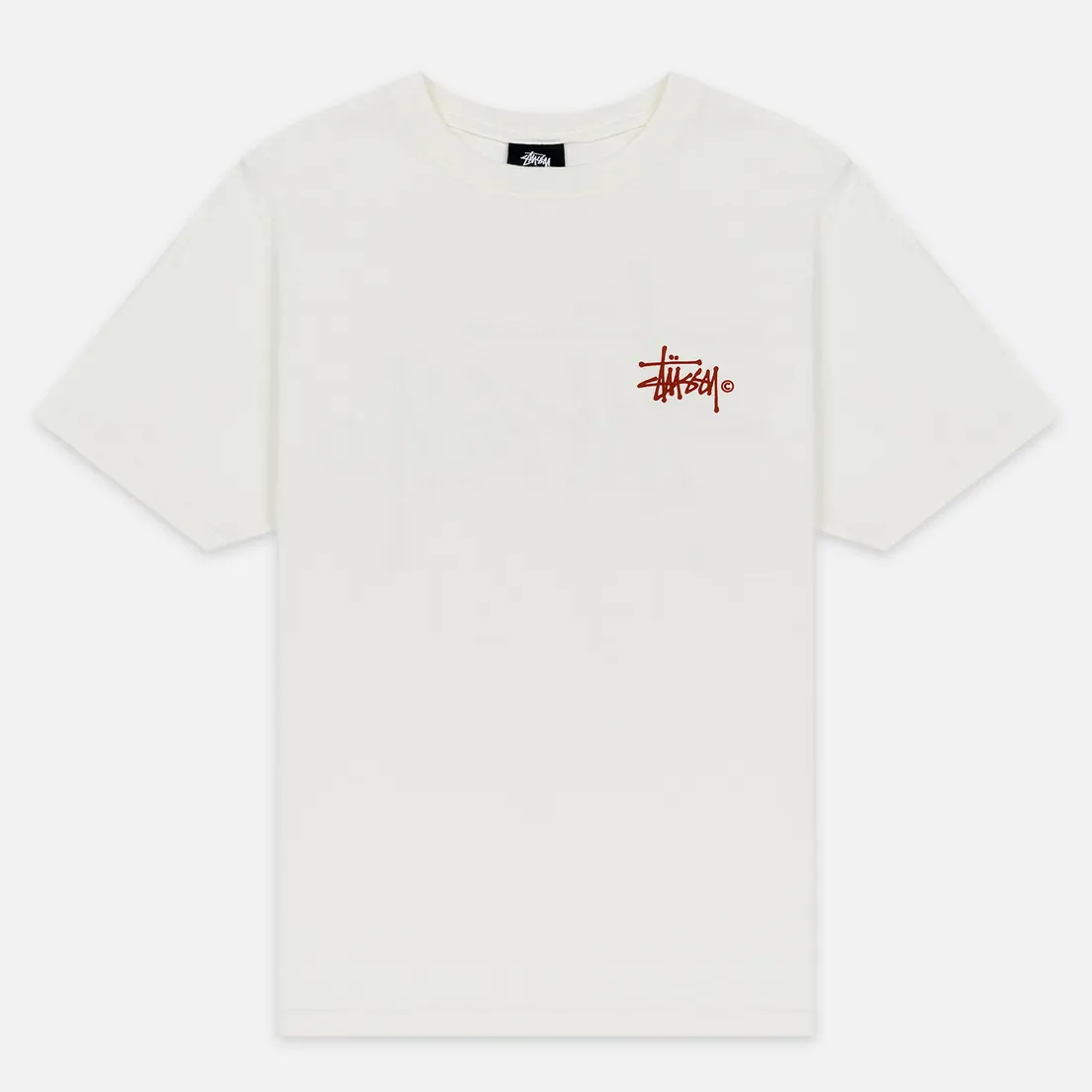 Stussy Женская футболка Basic Logo Pigment Dyed