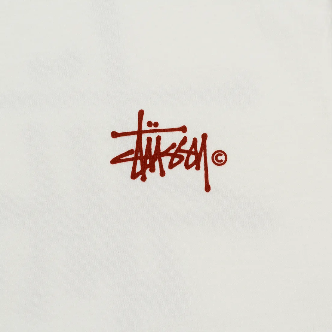 Stussy Женская футболка Basic Logo Pigment Dyed