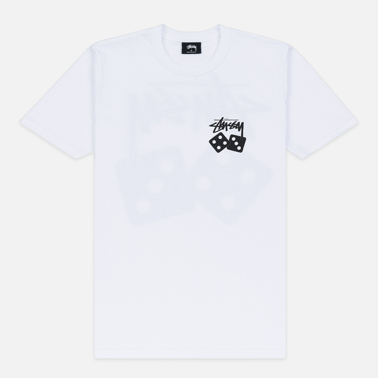 Женская футболка Stussy Dice White