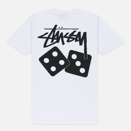 Женская футболка Stussy Dice White