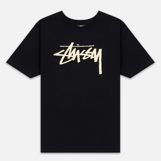 Женская футболка Stussy Stock Black/Beige