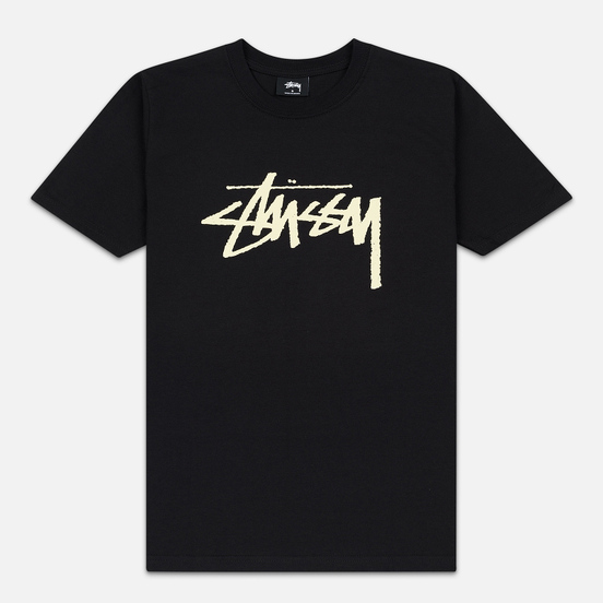 Женская футболка Stussy Stock Black/White