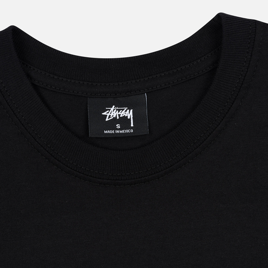 Женская футболка Stussy Stock Black/White