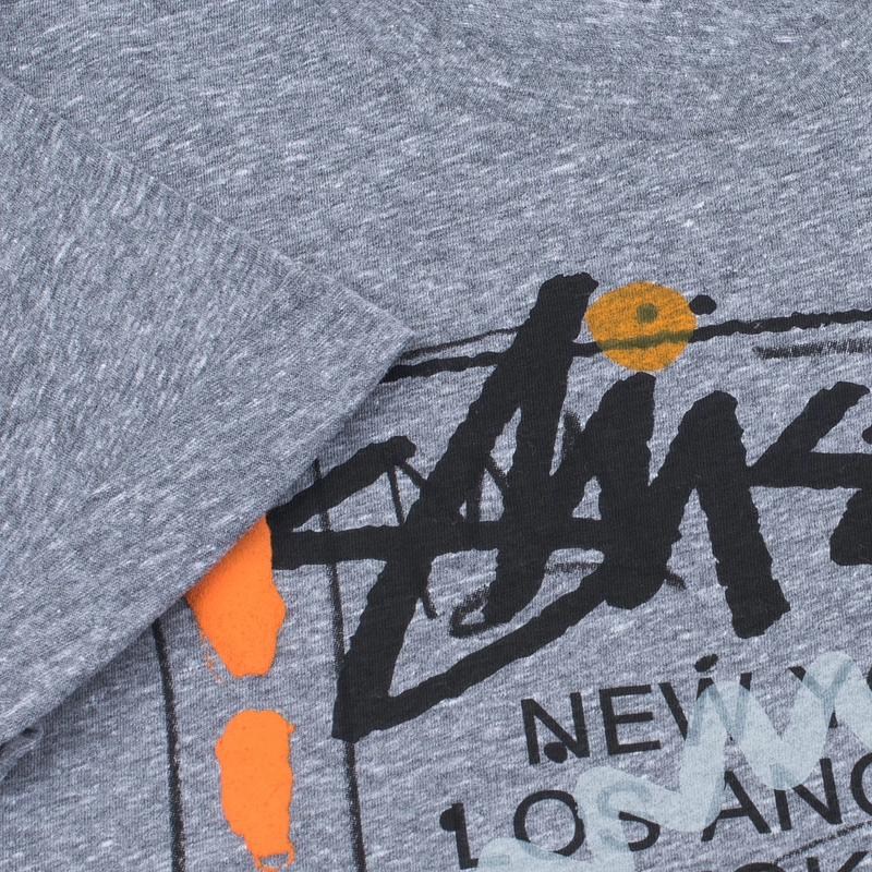 Stussy Женская футболка WT Doodle Cuffed Crew