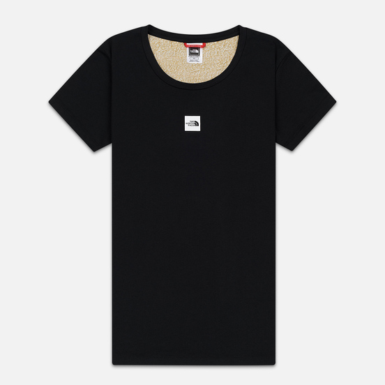 Женская футболка The North Face Fine TNF Black/TNF White Sherpa