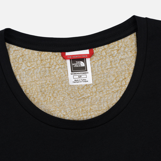 Женская футболка The North Face Fine TNF Black/TNF White Sherpa