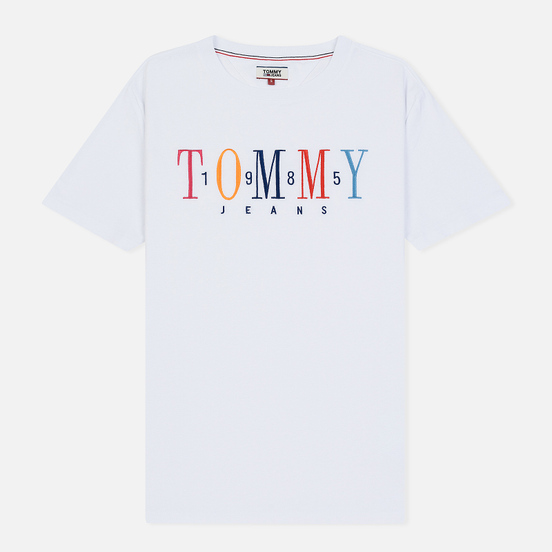 Женская футболка Tommy Jeans 1985 Embroidery Classic White