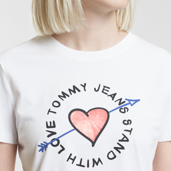 Женская футболка Tommy Jeans Arrow Graphic Classic White