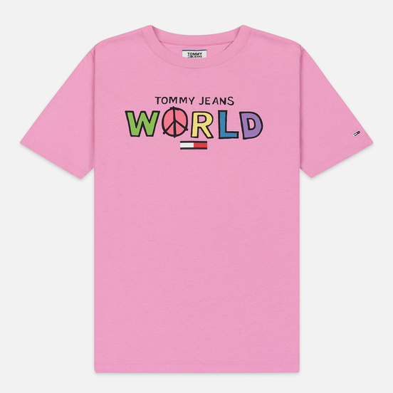 Женская футболка Tommy Jeans Bold Statement Lilac Chiffon