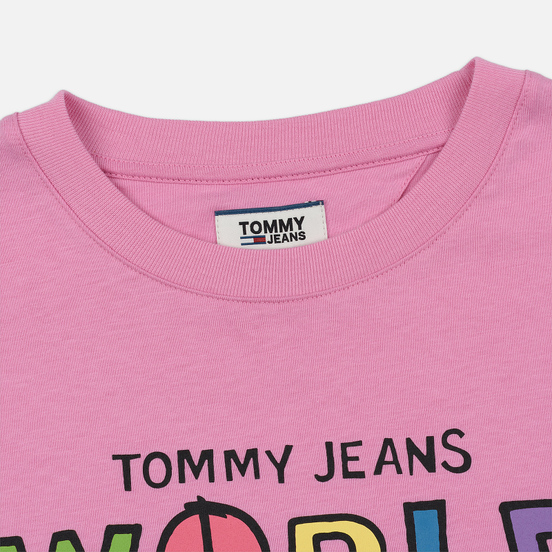 Женская футболка Tommy Jeans Bold Statement Lilac Chiffon