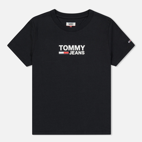 Женская футболка Tommy Jeans Corp Logo Black