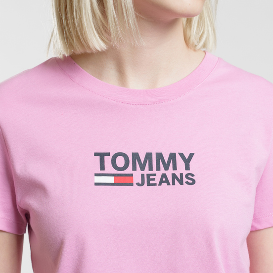 Женская футболка Tommy Jeans Corp Logo Lilac Chiffon