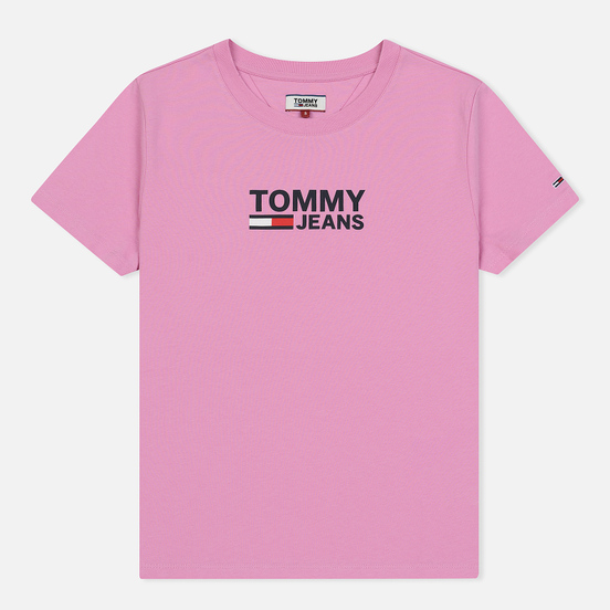 Женская футболка Tommy Jeans Corp Logo Lilac Chiffon