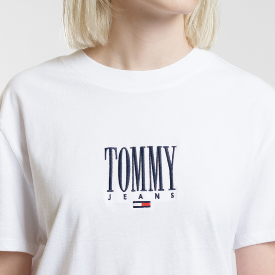 Женская футболка Tommy Jeans Embroidery Graphic Classic White