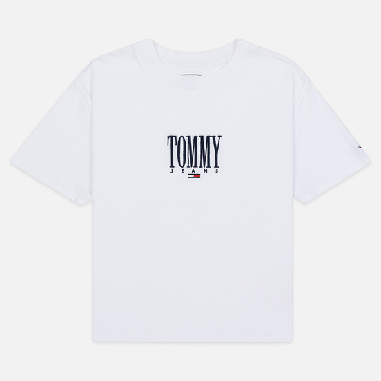 Женская футболка Tommy Jeans Embroidery Graphic Classic White