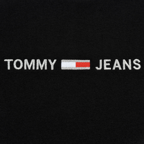 Женская футболка Tommy Jeans Linear Logo Detail Black